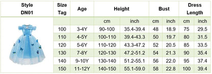Children Princess Clothing Kids Elsa Anna Cinderella Rapunzel Party Cosplay Dresses Little Girls Christmas Halloween Dress Up