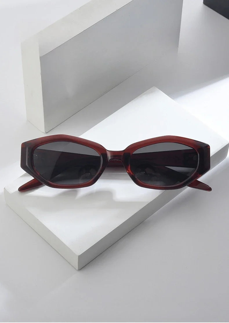 Fashion Cat Eye Retro Men Sunglasses High Quality Acetate UV400 Protection Top Brand Women Sunglasses Support Custom Lenses