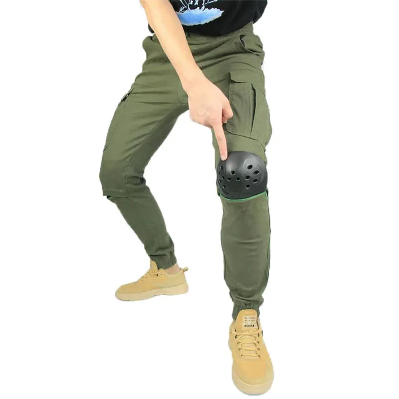 Men & Women Riders Equipment Tooling Casual Hidden Knee Pads Hip Gears STYLE Jeans Hockey Pants Off-road Motorcycle Riding Pants