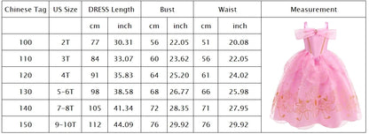 2026 Sleeping Beauty Costume Play Princess Carnival Aurora Birthday Princess Party Dress Halloween Apparel Purim Fairy Vestido