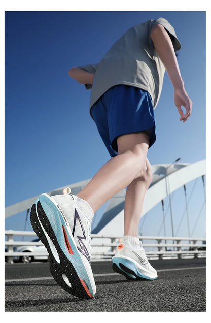 Running Shoes Carbon Board Profession Marathon Men Sports Breathable Lightweight Women's Comfortable Athletic Nonskid Sneakers