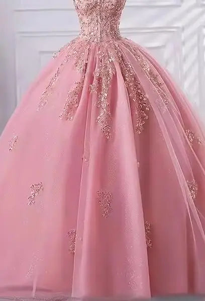 Customized 15 Quinceanera Dresses Ball Gown Luxury Glitter Party Dresses Elegant Off Shoulder 15 Yearl Old Dress Prom Gown 2025