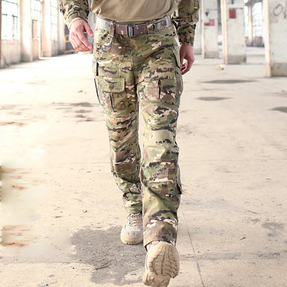 Multicam TRU 1/4 Zip Combat Pants Multicam Arid 65/35 Poly Cotton Ripstop Combat Pants MCA Frog Suit Pants