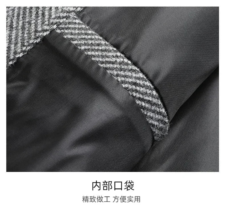 Mens Blazer Fashion Business Handsome Gentleman Korean Version of British Style Leisure Slim Solid Color Wedding Work Blazer