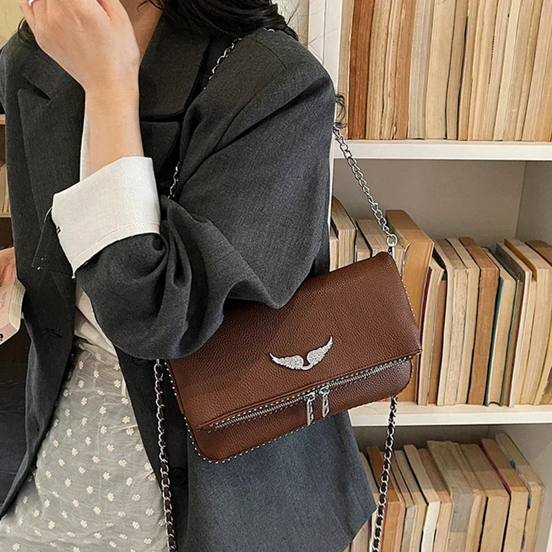 Fashionable Crossbody Bags for Women Shoulder Bags Minimalist Chain Designer Bag Retro Purse and Handbags