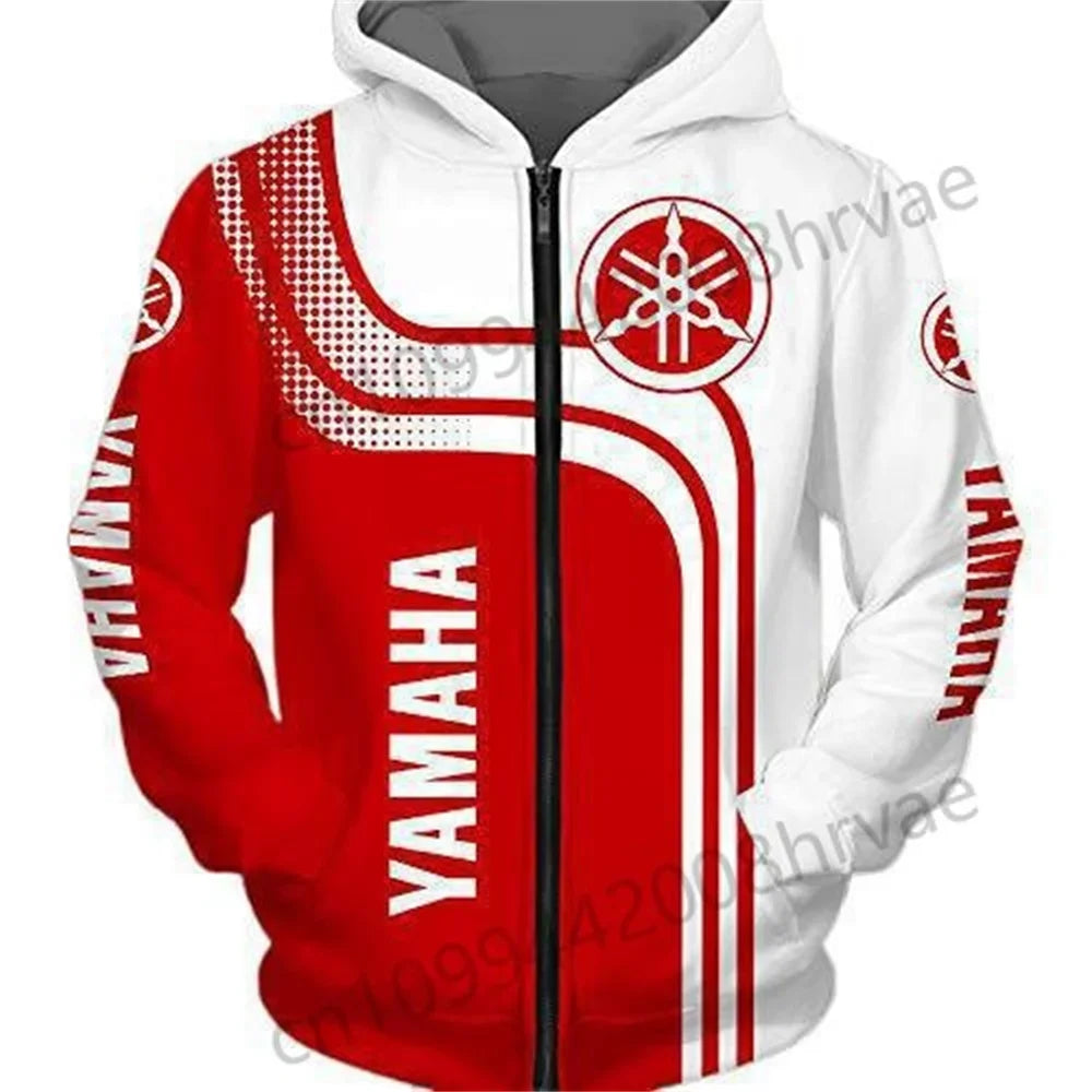 2026 New Yamaha Motorcycle 3D Printed Hoodie Fashion Men's Outdoor Riding Off-Road Sports Racing Suit Sweatshirt