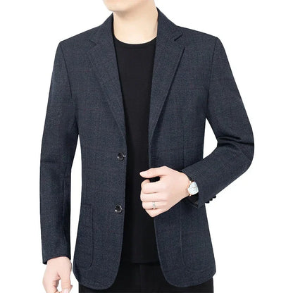 Brand Fashion Suits Blazer Mens Checked Spring Blazer for Men Stylish 2026 Autumn New in Suits Blazers Men Clothing