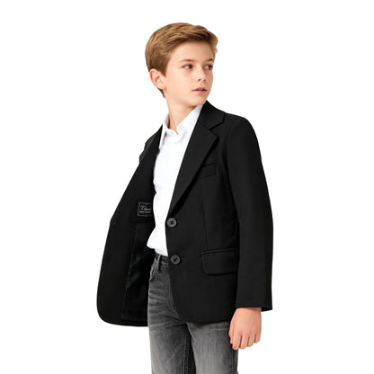 Boys Blazer Kids Suit Jacket Sport Coat Dress Outfits for Birthday Graduation Wedding Party  5-13Years