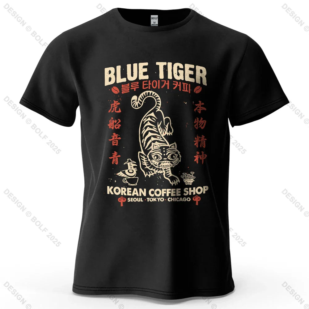 Trendy Printed Men's T-Shirt 100% Cotton Oversized Cultural Graphic Tees for Women Tops Tees Casual Streetwear