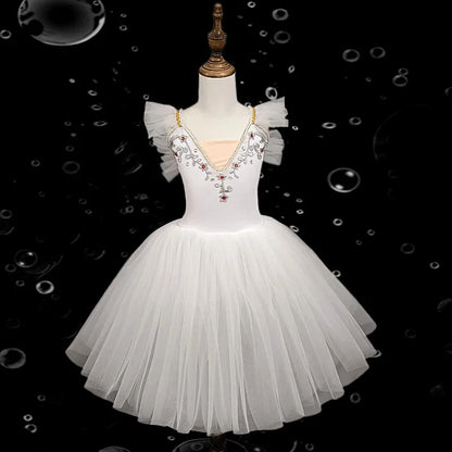 Fashion Children's Day Ballet Dress Kids Tutu Puffy Dance Wear Princess Dresses Girls Summer Performance Clothes Girl Vestidos