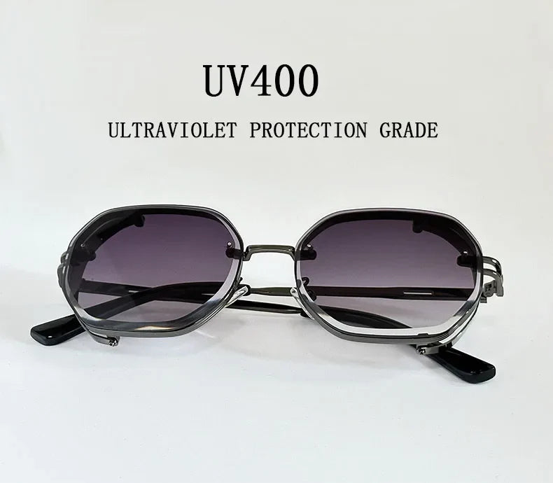 2024 Steampunk Sunglasses For Men Fashionable Square Punk Fashion Glasses Designer Sunglasses Women Trendy Gafas De Sol Hombre