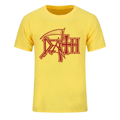 New DEATH ROCK BAND HEAVY METAL Men T-shirt Casual Round Neck Oversized Cotton T Shirt Birthday Gift Tshirt Fashion Streetwear