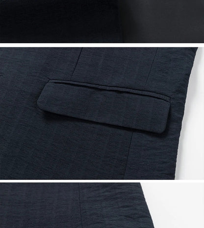 Brand Business England Style Men Suit Slim Fit Easy Care Spring Autumn Wedding Black Formal Blazer for Men Clothing