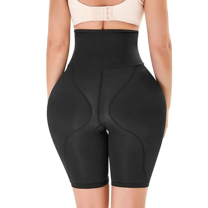 Women's Shapewear Padded Panties Hip Butt Thicker Enhancer Body Shaper Removable 4 Pads Butt Lifter Tummy Control Booty Shorts