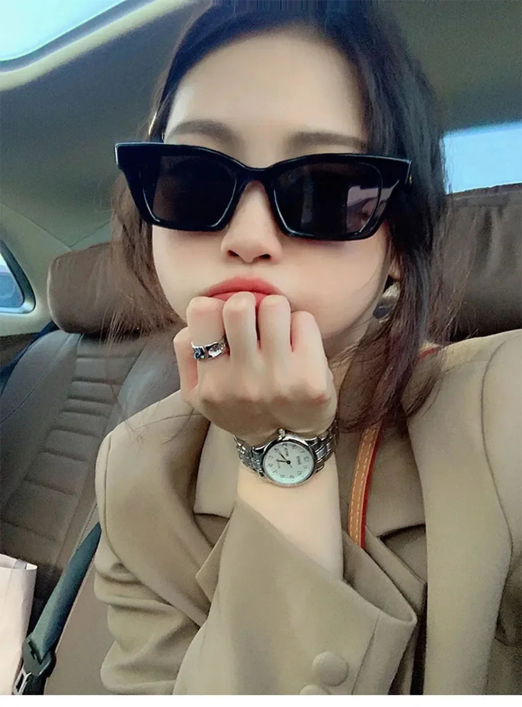 Chic Black Oversized Blazer for Women, Casual Office Lady Suit Jacket, Y2K Fashion Business Blazer, Spring Autumn Streetwear Out