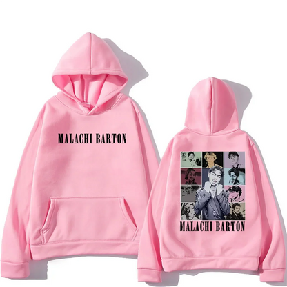 Malachi Barton Graphic Hoodie Men Women's 2025 vintage Autumn Winter Fashion pullovers Long Sleeve Fleece hip hop gothic clothes