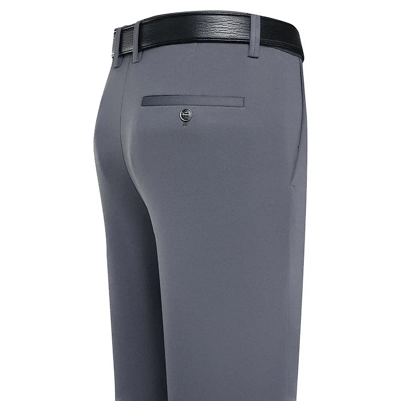 29-40 Summer Thin Casual Pants Business Men's Pants Middle-aged Dad Casual Pants Elastic Breathable Pants