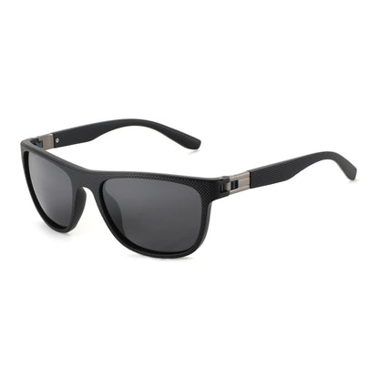(L Size)Sport Square TR90 Polarized Sunglasses Prescription For Men UV400 Protection Myopia Optical Sun Glasses