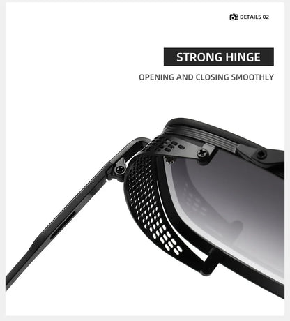 Steampunk Vintage Sunglasses For Men Luxury Punk Sunglasses Women  Retro Square Sonnenbrille Fashion Glasses Gafas De Sol Lentes