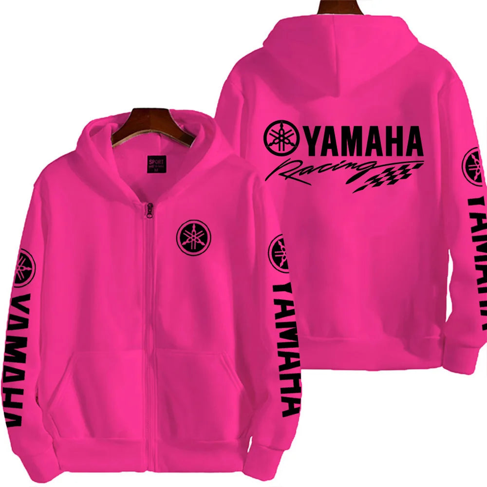 Logo Motorcycle Racing Team Men Zipper Hoodie 2026 New Fashion Women Sweatshirt Spring Autumn Sports Couple Jackets Coat