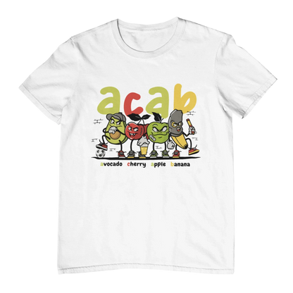ACAB Police Car Hooligans Ultras Men Women T-shirt Outdoor Street Casual Fashion Hip-hop Rock Pure Cotton Short-sleeve Clothing