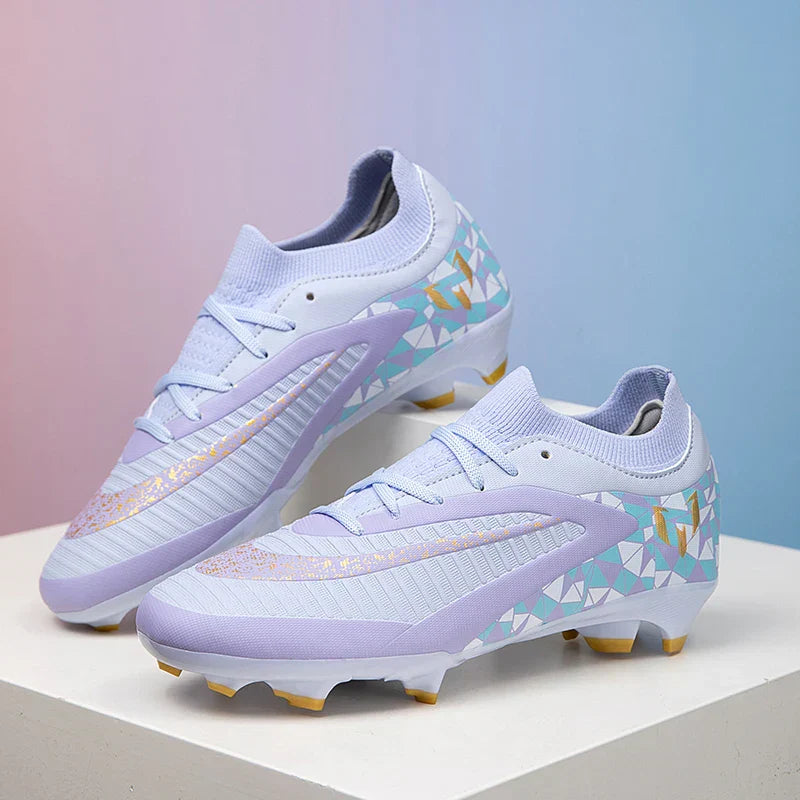 New Kid Match Boys Football Boots Sports Shoes Match Soccer Shoes Outdoor Sneakers Professional Non-Slip Comfortable Unisex
