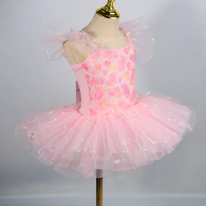 Fashion Ballet Skirt Girls Clothes Children's Dance Costume Summer Performance Princess Dress Baby Tutu Ballet Leotard Vestido