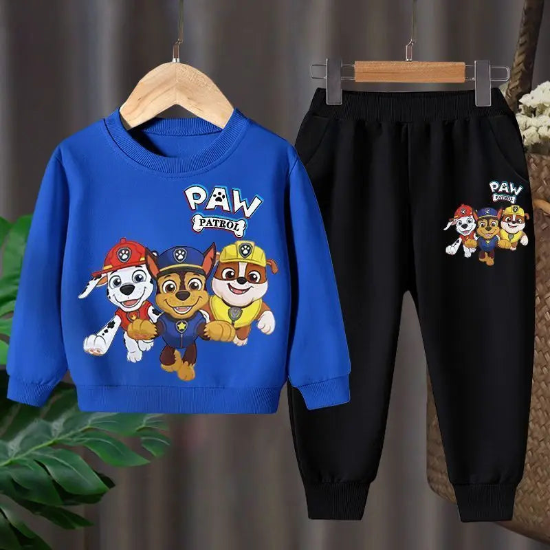 Spring Autumn Long Sleeve Top and Long Pants 2pcs Set for Children's Clothing Set Boys Sweatsuits Kids Thin Tracksuit