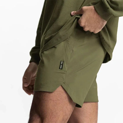 Men's Quick-Drying Shorts Summer Gym Workout Running Basketball Sports Breathable Slim Fit Casual Training Streetwear Fashion‌