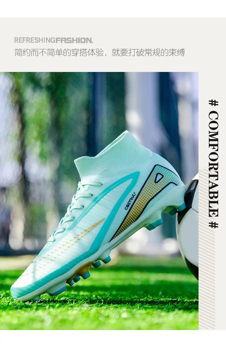 New Men Soccer Shoes Cleats Football Boots Professional Women Unisex Ultralight Match Grass Futsal High-quality TF/FG Sneakers