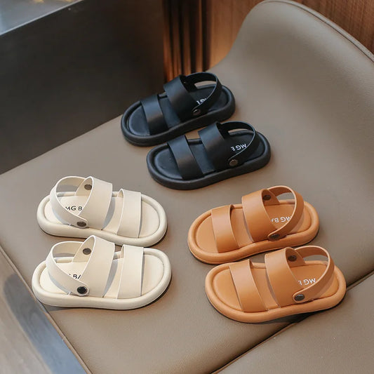 Children's Sandals 2026 Summer New Style Beach Shoes Soft Bottom Boys' Shoes Trendy Casual Wear Ideal for Outdoor Activities