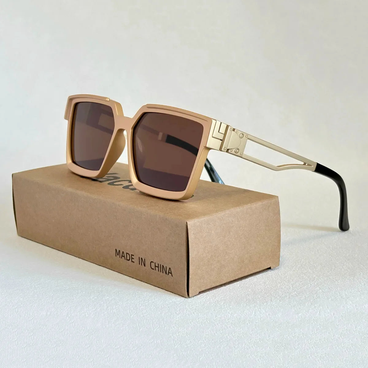 Millionaire Square Sunglasses Women 2026 UV400 Protection Sunglass Men Luxury Brand Design Fashion Glasses Gafas De Sol Hombre