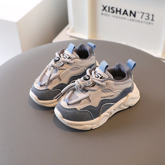 Children's Sneakers Spring Autumn Mesh Breathable School Running Sports Shoes for Boy Girl Causal Fashion Kids Basketball Shoes