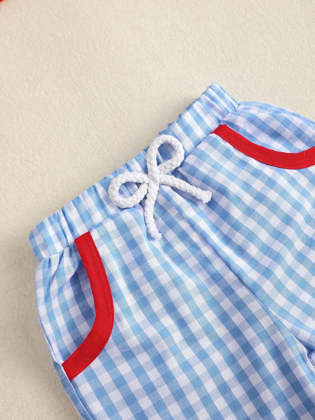 Infant Boys' Casual Round Neck Short Sleeve Set with Baseball Pattern Embroidery And Letters Toddler Boy's Comfortable Clothing