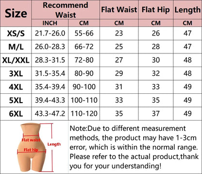 High Waist Trainer Panties Shapewear for Women Tummy Control Hip Butt Lifter Shorts Slimming Sheath Thigh Trimmer Body Shaper