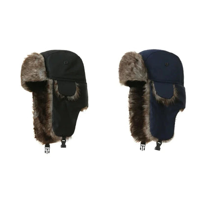 Winter Mens Ushanka Trapper Hat Russian Trooper Ear Flap Cap Earflap