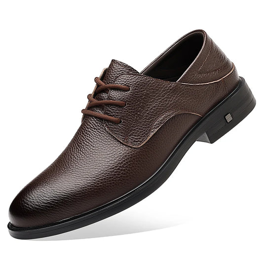 Men Formal Leather Shoes Black Pointed Toe Men Loafers Party Office Business Casual Shoes for Men Oxford Shoes Mens Dress Shoe