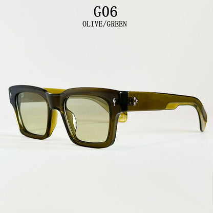 Vintage Square Sunglass Men Vacation Fashion Glasses Retro Sunglasses Women Trendy Fashion Glasses Gafas De Sol Hombre Zonnebril