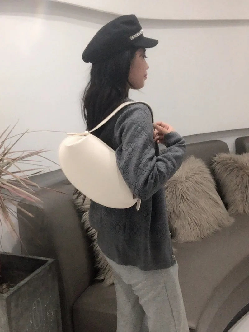 Brand Design Women Handbag PU Leather Crossbody Shoulder Bags 2026 New Luxury Lady Totes Bolsas Lady Armpit Bag Small Handbag