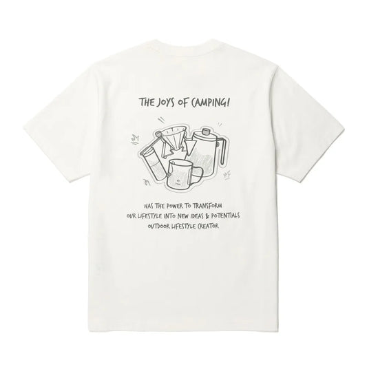 2026 Summer New Snow Peak Summer New Print Outdoor Camping Leisure Short-sleeved T-shirt Pure Cotton Leisure Vacation Unisex