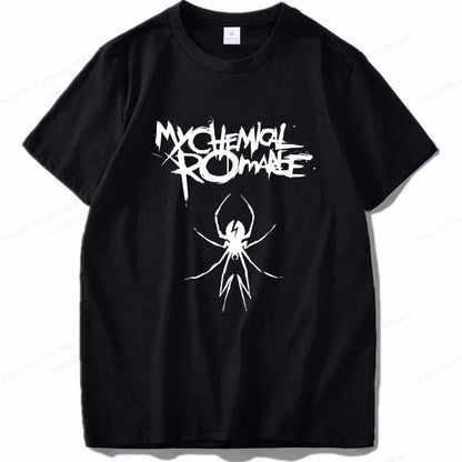 My Chemical Romance T Shirt Women Fashion Cotton T-shirts Cool Hip Hop Men Tshirt Casiual Summer Vintage Anime Unisex Top Tee