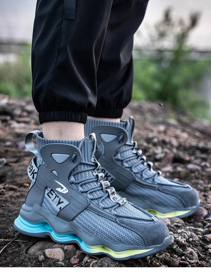 European Plus Size 50 Newest Design Men Wrok Safety Boots Anti-smash Steel Toe Cap Indestructible Construction Industry Shoes