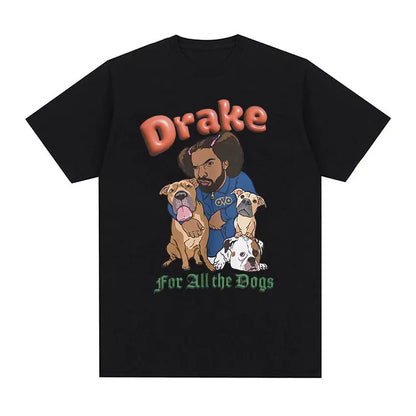 Rapper Drake Certified Lover Boy Album Print Graphic T Shirt Unisex Hip Hop Fashion T-shirt Men's 100% Cotton Oversized T-shirts