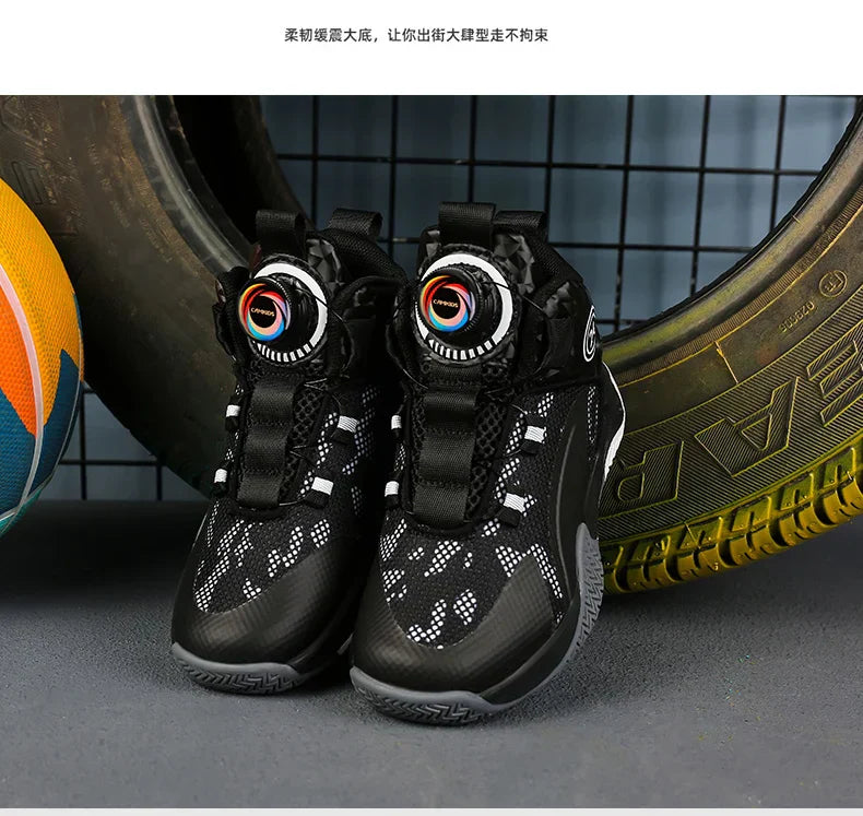 High-Quality Breathable Casual Basketball Shoes for Boys Fashionable Children's Footwear for Comfort And Style