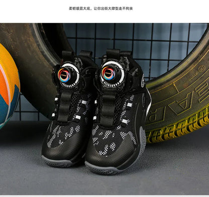 High-Quality Breathable Casual Basketball Shoes for Boys Fashionable Children's Footwear for Comfort And Style