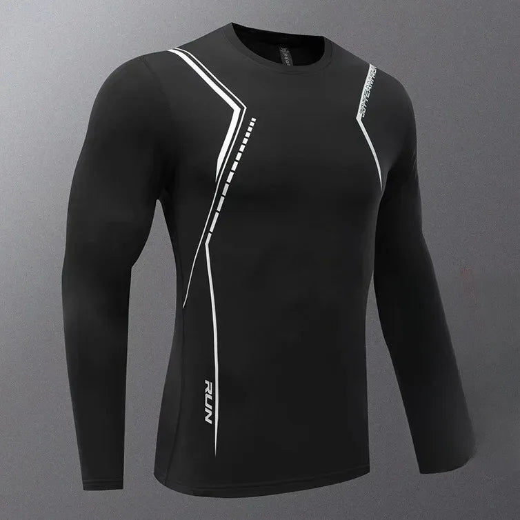 Fashion autumn t-shirts outdoor sports long sleeve running fitness breathable base shirt polka dot basketball shirt