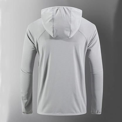 UPF50+ Summer UV Protection Hoodie Unisex Breathable Ice Silk Outdoor Sports Couple's Beach Street Style Lightweight Jacket