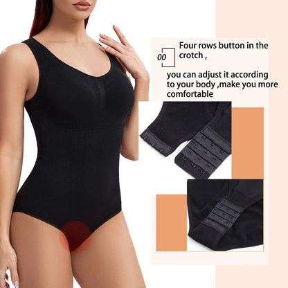 Women Shapewear Bodysuit New Tummy Control Waist Trainer Thong Body Shaper Fajas Colombianas Slimming Underwear