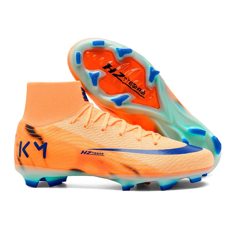 New Men Soccer Shoes Football Boots Cleats Adult Outdoor Breathable Training Sport Long Spikes Boys Non Slip Match Comfortable