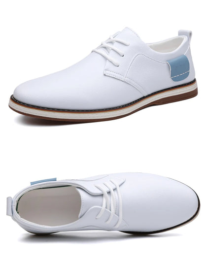 Fashion Business Dress Men Shoes Classic Leather Men's Formal Shoes Comfortable Slip On Dress Shoes Men Oxfords Size 47 48